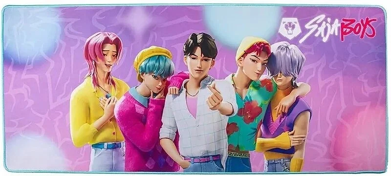 Distrineo Sas K-POP Demon Hunters - Saja Boys XL kilimėlis | 80x35 cm