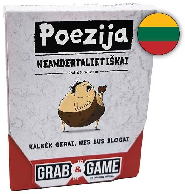 Kadabra Poezija Neandertalietiškai (Poetry for Neanderthals) kišeninė versija