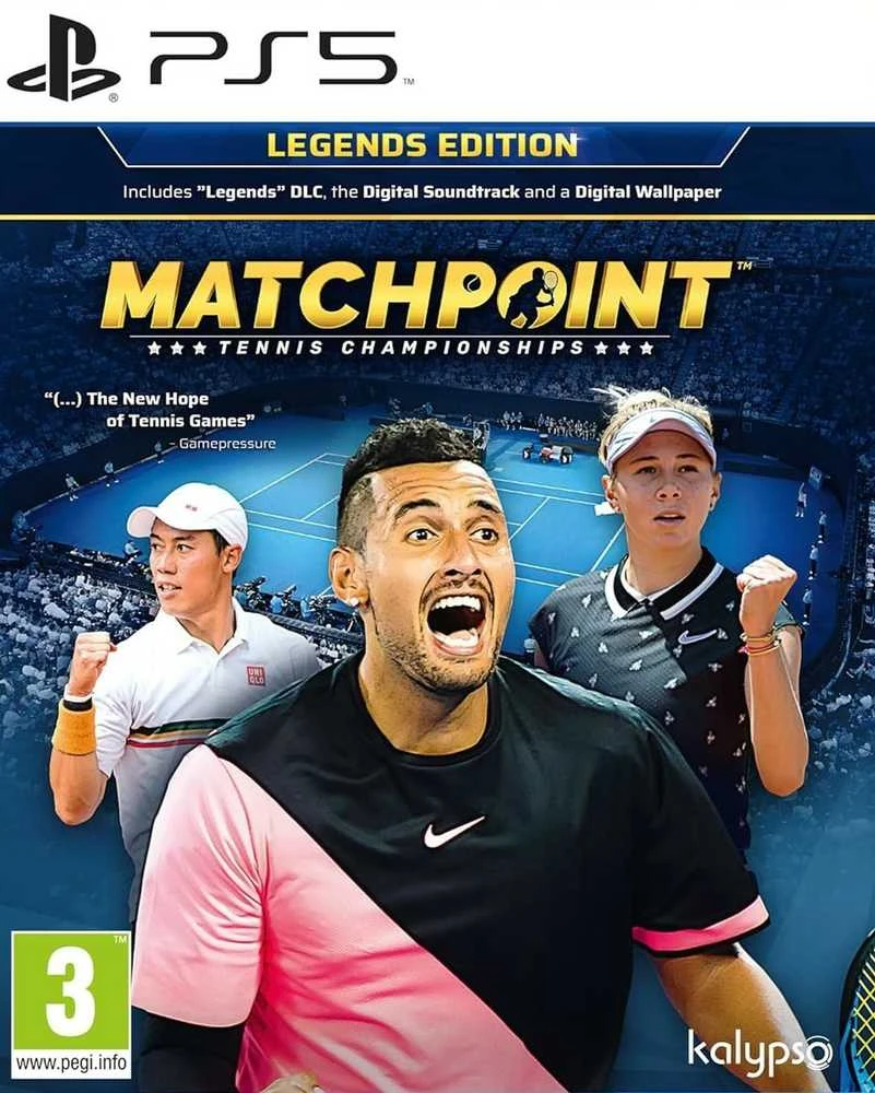 „Kalypso Media Matchpoint: Tennis Championships“ – „Legends Edition“ PS5