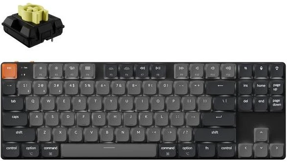 Keychron K1 QMK belaidė mechaninė klaviatūra (K1X-A4) | 6 versija