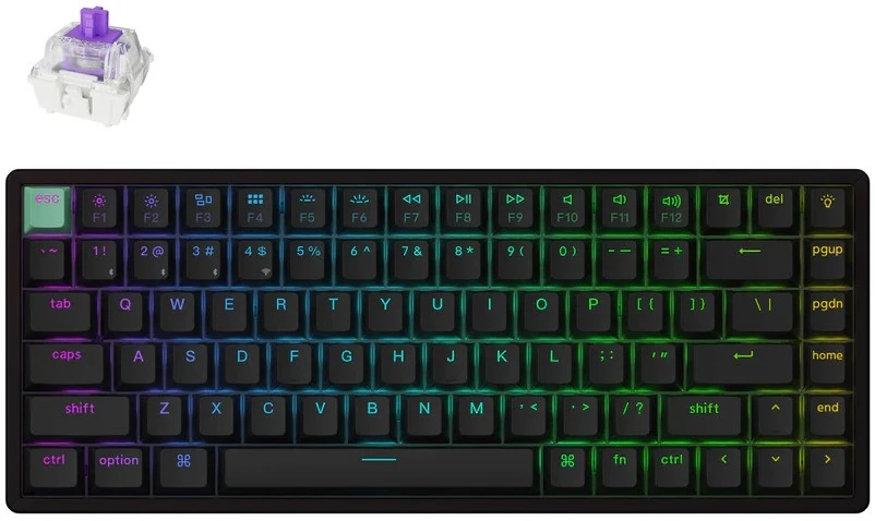 Klaviatūra Keychron K2H-J1 75 % magnetinis