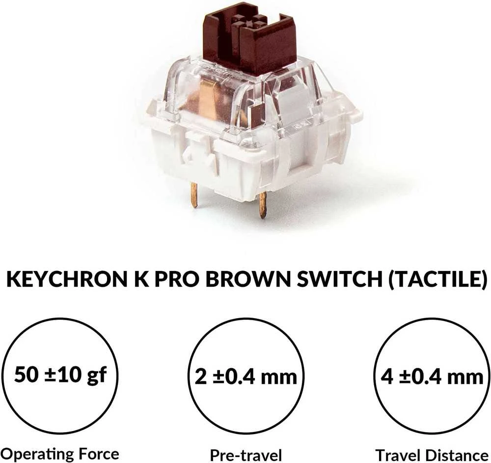 Keychron V4 60% mechaninė klaviatūra (ANSI, Carbon juodas, RGB, Hot-swap, US, Pro Brown Switch)