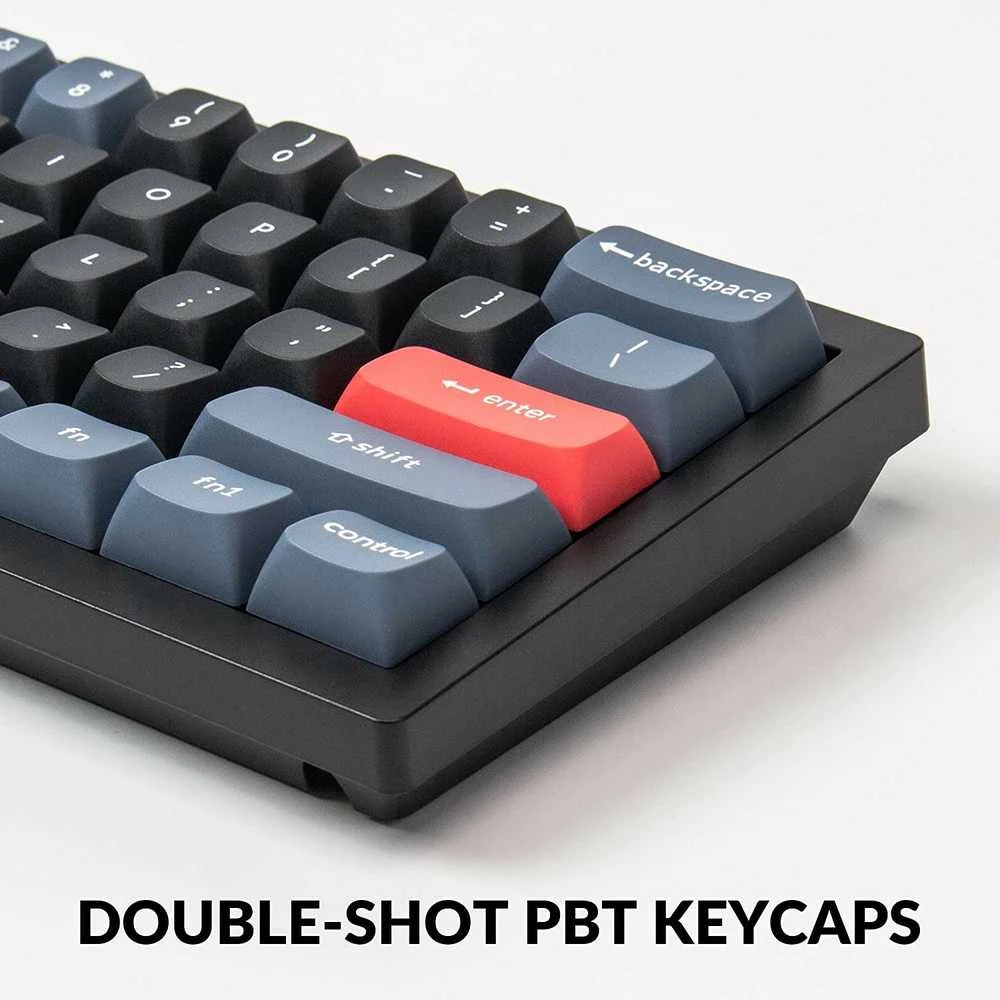 Keychron V4 60% mechaninė klaviatūra (ANSI, Carbon juodas, RGB, Hot-swap, US, Pro Brown Switch)