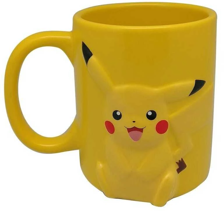 Kids Euroswan - Akcesoria licencyjne Kids Licensing Pokemon Pikachu 3D puodelis | 325 ml
