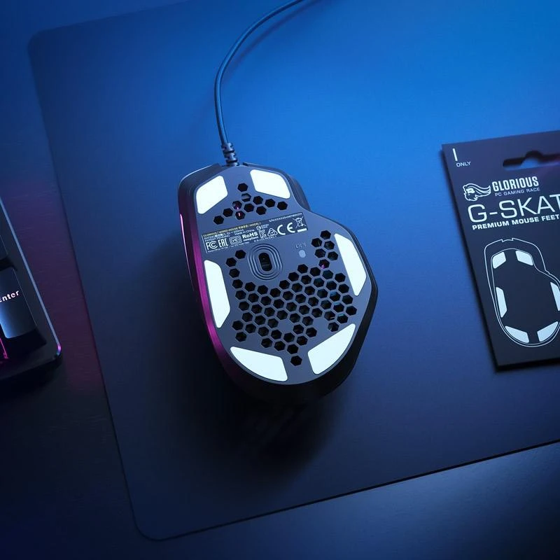 Glorious PC Gaming Race G-Skates Model I Pelė Feet | Keramika, balta