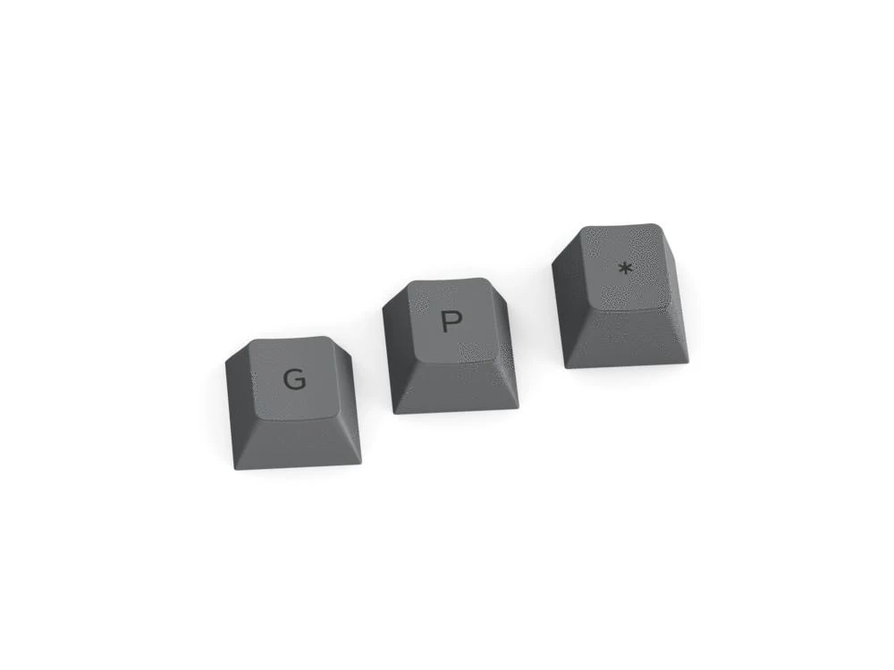 Klaviatūra Glorious PC Gaming Race GPBT Keycaps - Juodas Ash, 114 vnt. ANSI