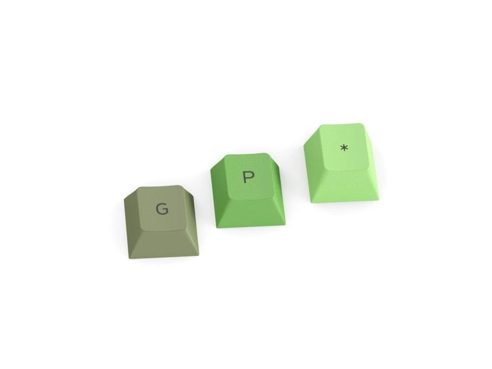 Klaviatūra „Glorious PC Gaming Race GPBT Keycaps“ – alyvuogių, 114 vnt. ANSI