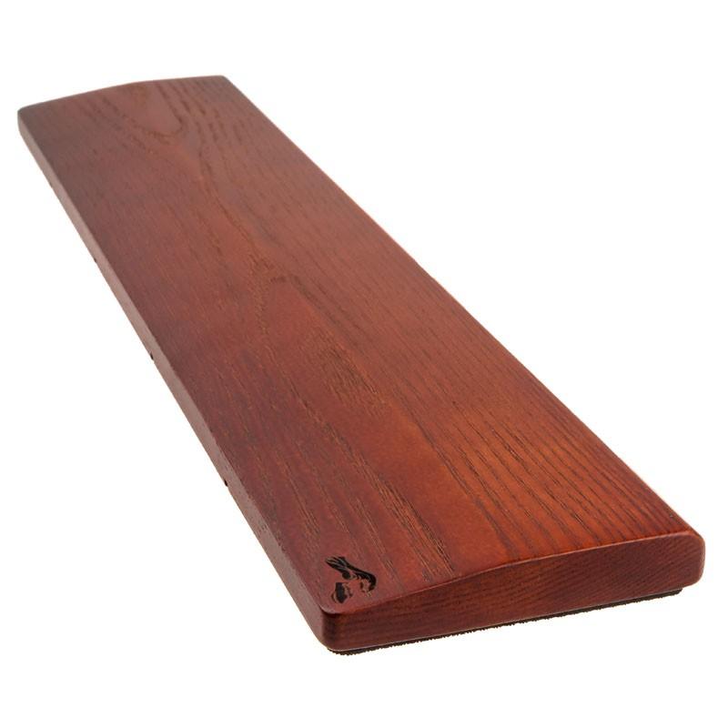 Glorious Wooden Golden Oak klaviatūros riešų atrama 19mm - Full size 43x10cm