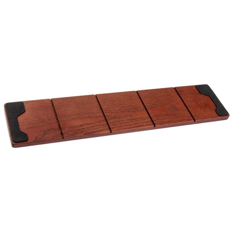 Glorious Wooden Golden Oak klaviatūros riešų atrama 19mm - Full size 43x10cm
