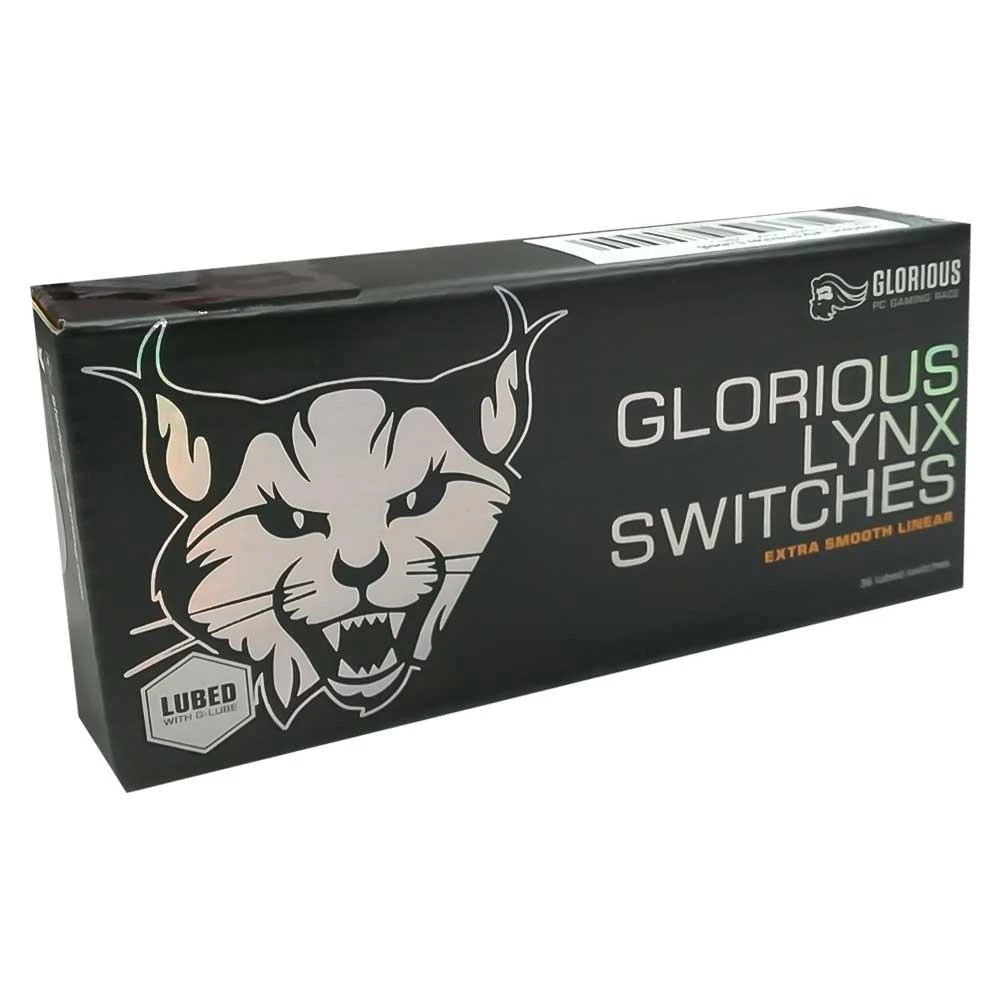 Glorious Lynx Mechanical Switches, Lubed, 36vnt