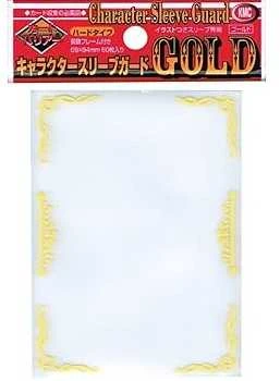 KMC Standard Sleeves – Character Sleeve Guard Gold (60 pcs.) | 64x94 mm