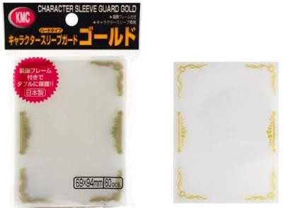 KMC Standard Sleeves – Character Sleeve Guard Gold (60 pcs.) | 64x94 mm