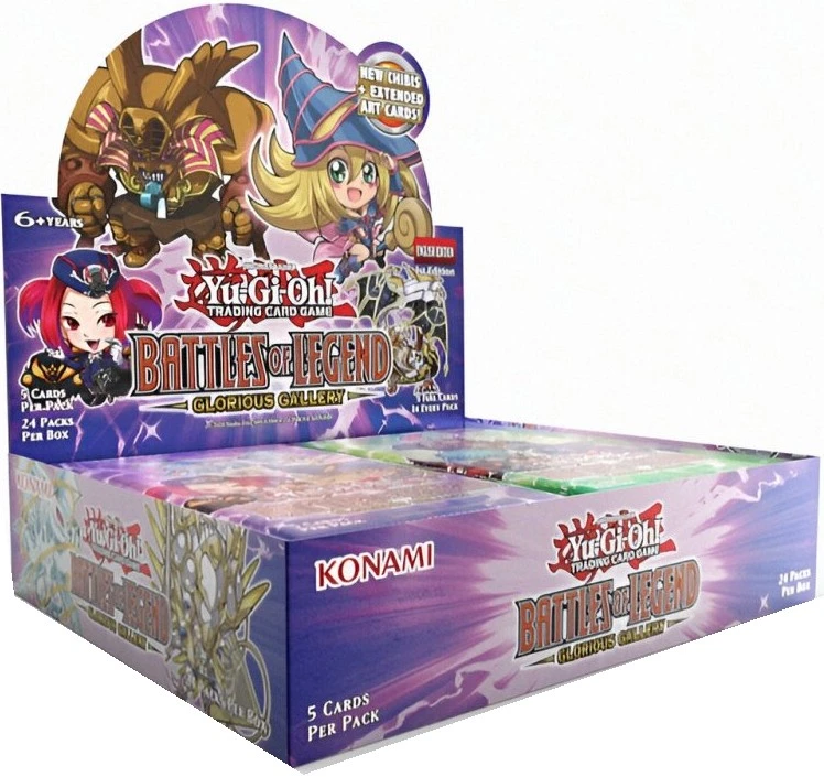 Konami Tcg Yu-Gi-Oh! TCG - Battle of Legend: Glorious Gallery Booster Ekranas (24 Packs)
