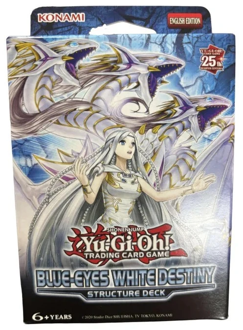 Konami Tcg Yu-Gi-Oh! TCG - Mėlyna-Eyes Baltas Destiny Structure Deck