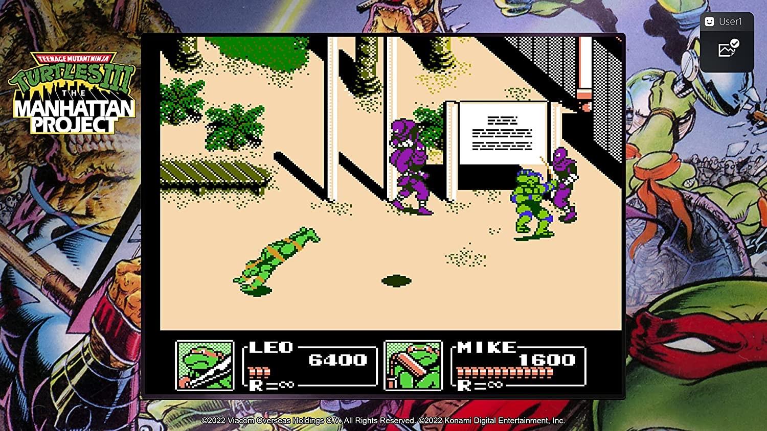 Konami paaugliai mutantai vėžliai nindziai: Cowabunga kolekcija