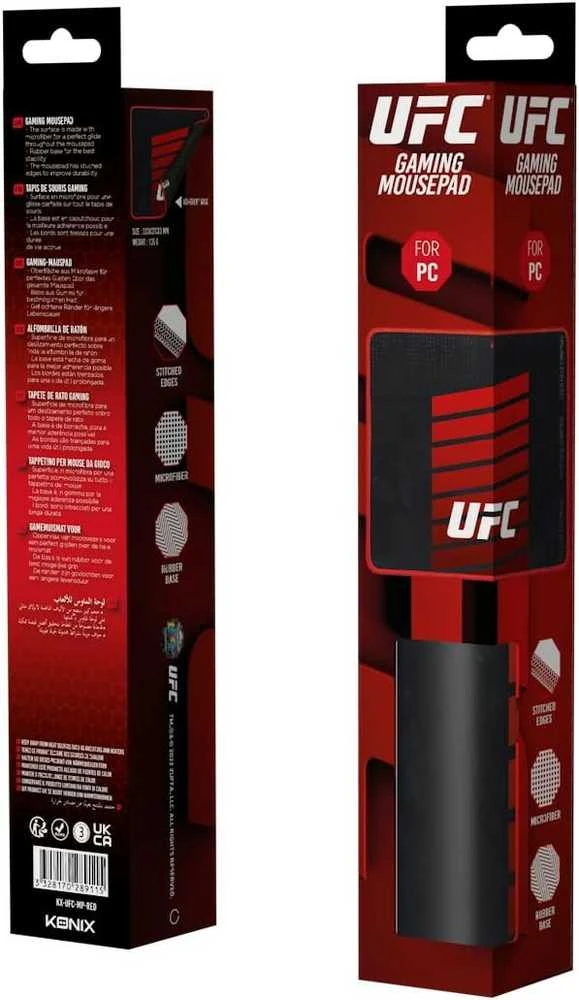 KONIX UFC Gaming M pelės kilimėlis 320x270mm