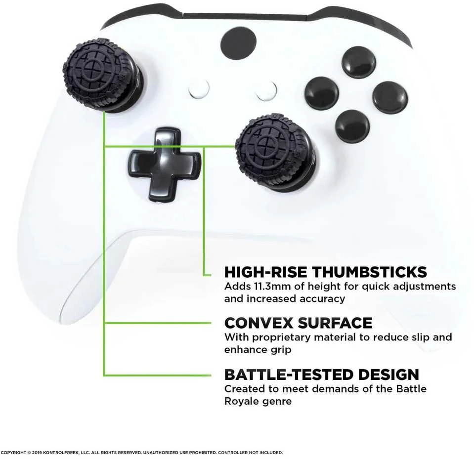 SteelSeries FPS Freek Nightfall Xbox Series X/S + One valdiklio mygtukai (BL-2345-XBX)
