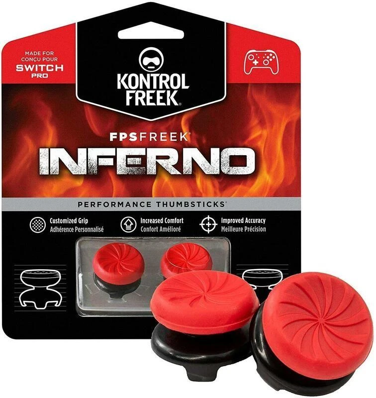Kontrol Freek KontrolFreek FPS Inferno Nintendo Switch Pro pultelio mygtukų apsaugos