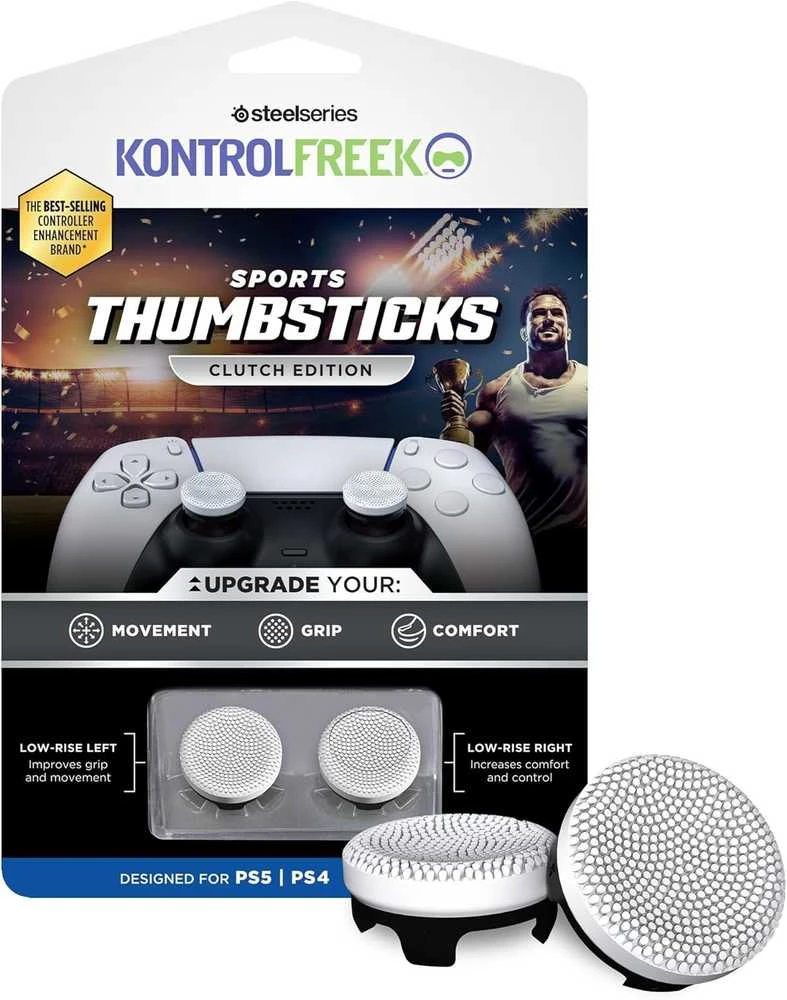 Kontrol Freek KontrolFreek Sports - Clutch Baltas/Juodas- PS5