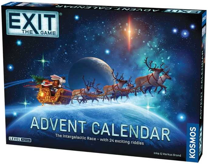 EXIT advento kalendorius kosminio lenktynių tema