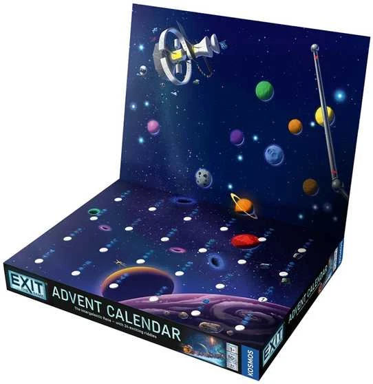 Kosmos EXIT advento kalendorius - atversta dėžutė