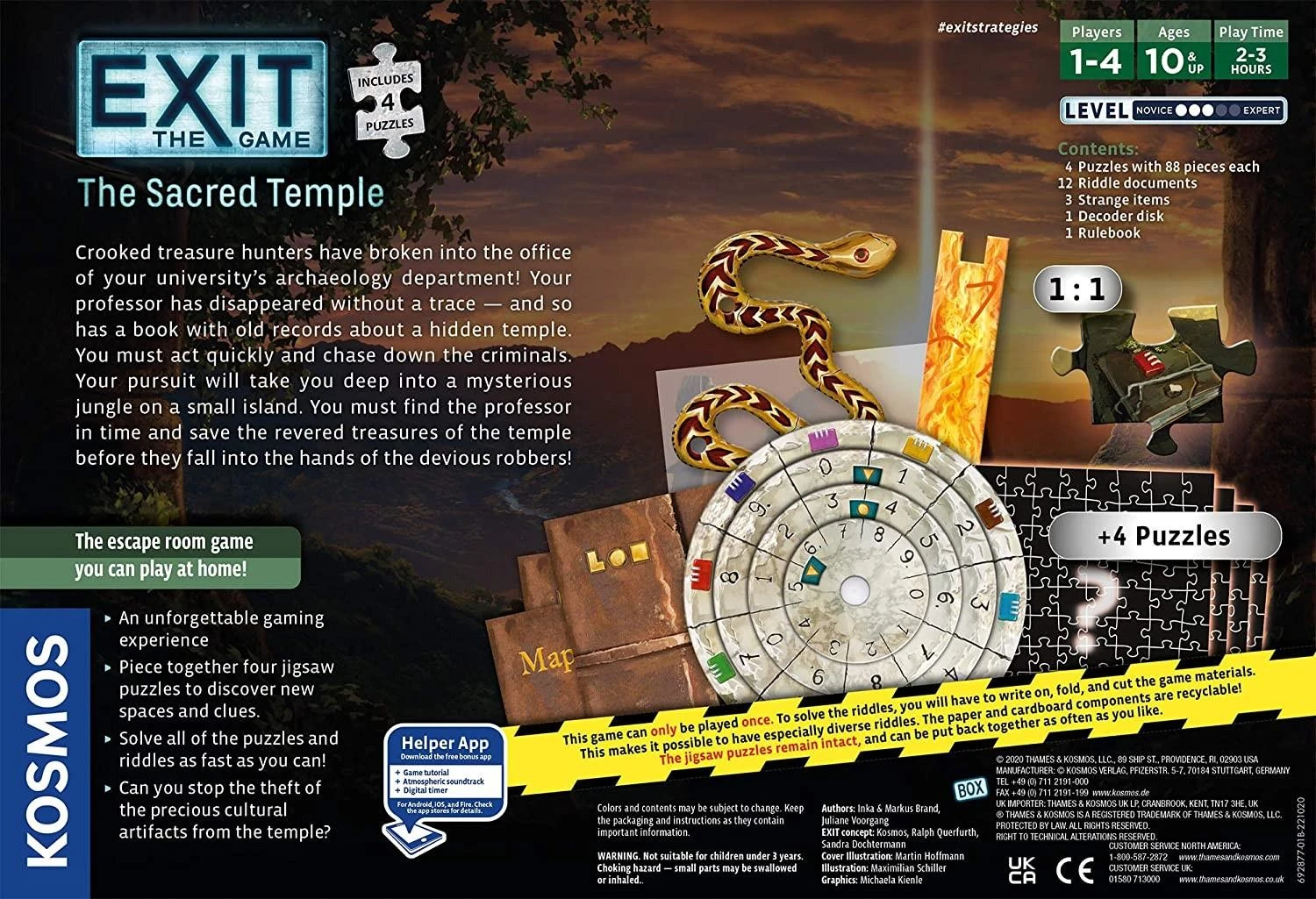 Kosmos Exit: The Game + Puzzle – The Sacred Temple