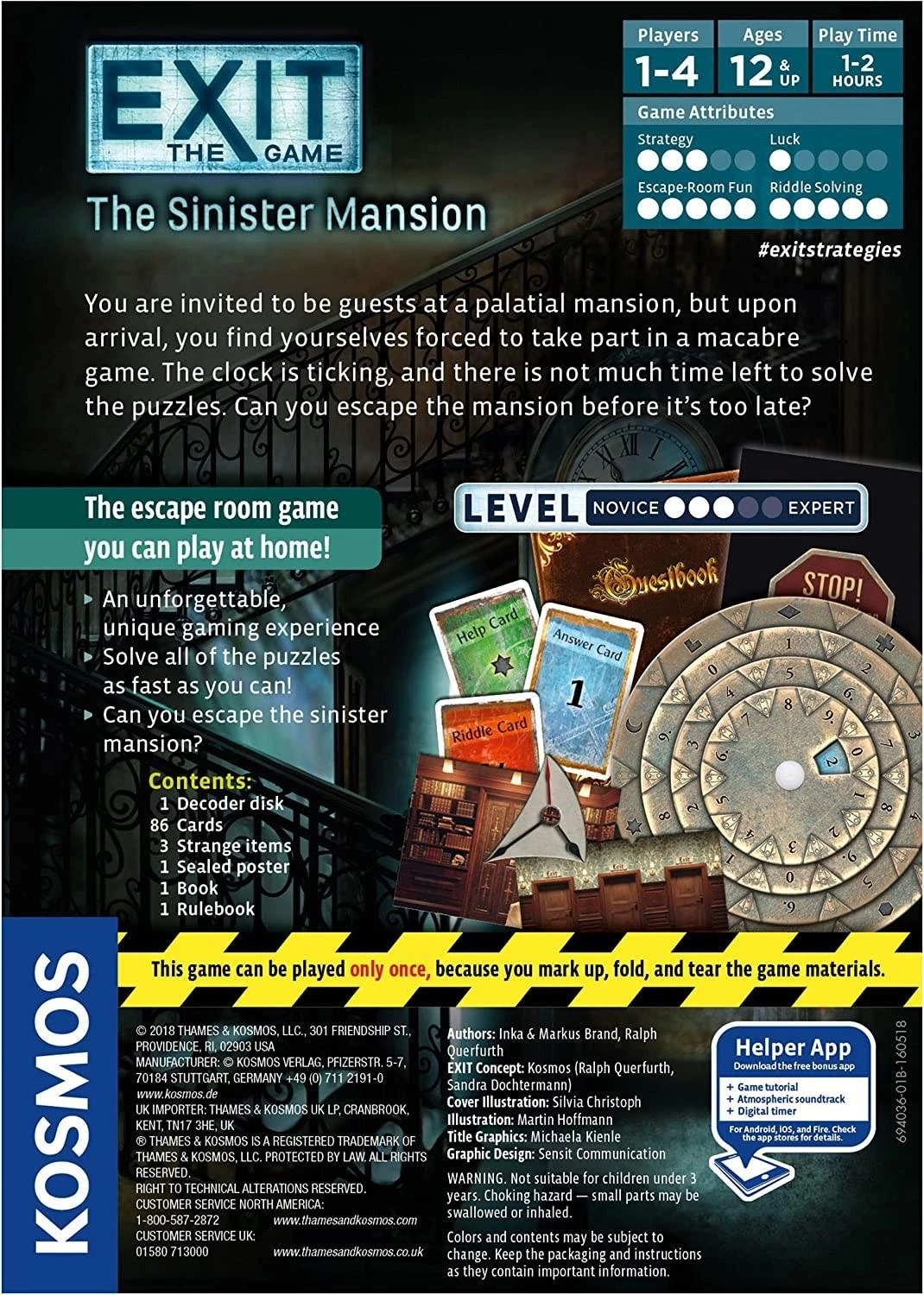 Kosmos Exit: The Game – The Sinister Mansion