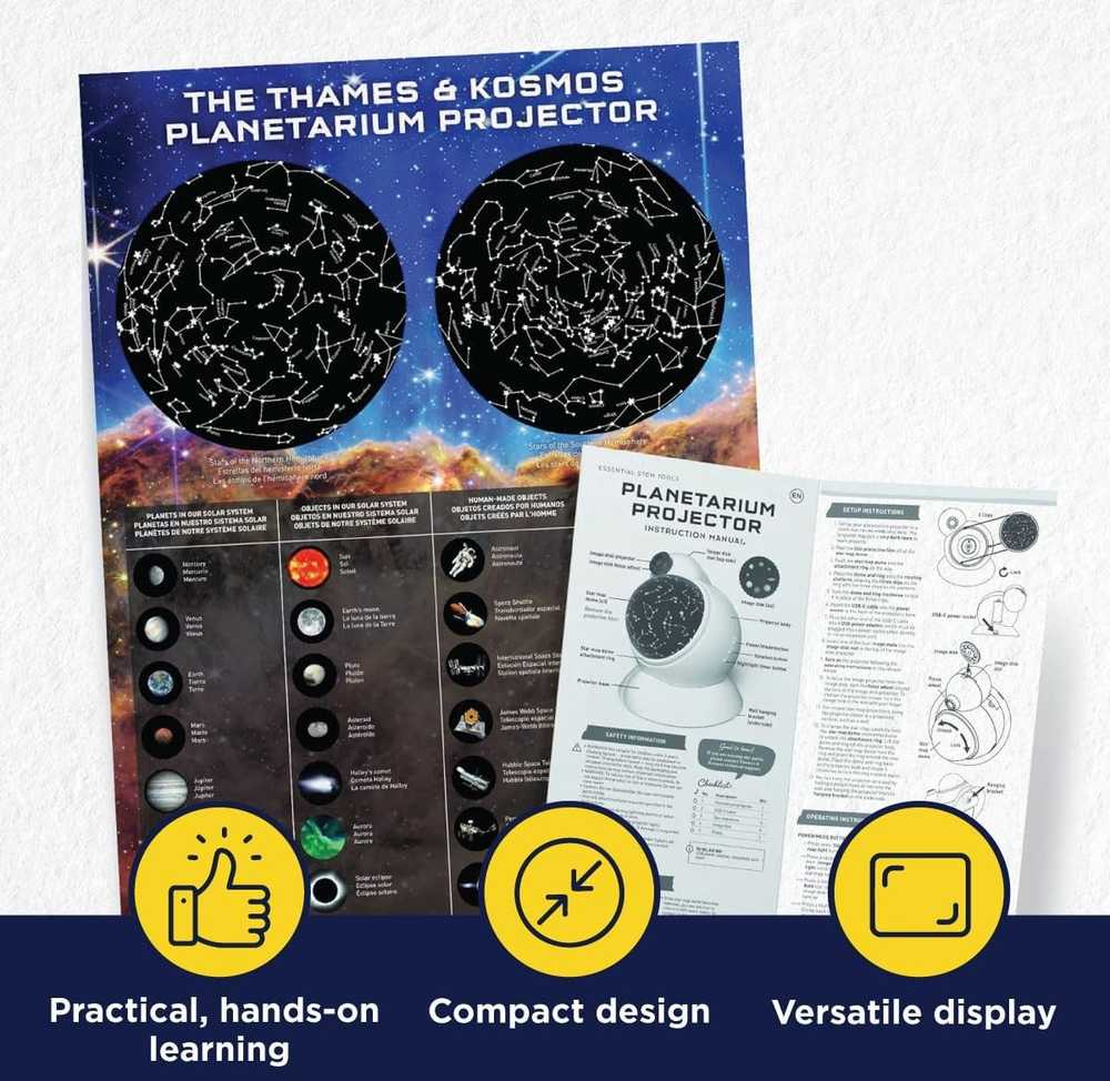 Kosmos Planetarium - STEM Gear (projektorius-lempa)