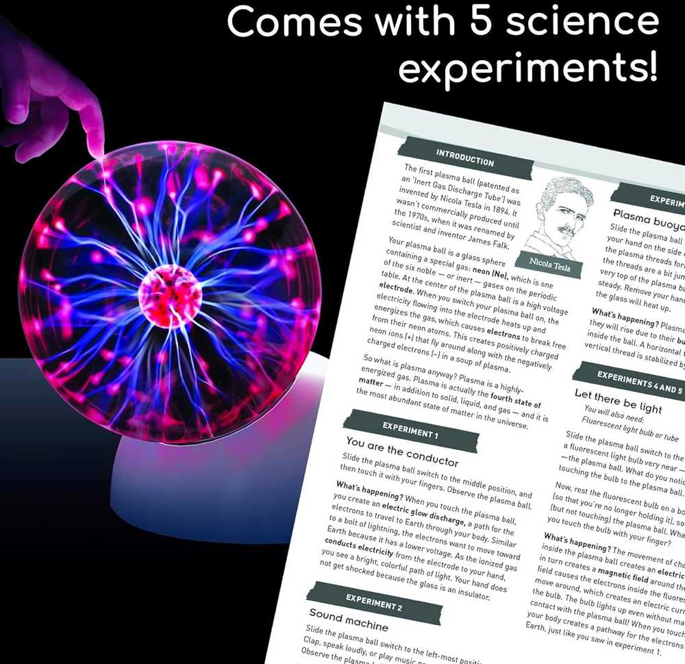 Kosmos Plasma Ball - STEM Gear (lempa)