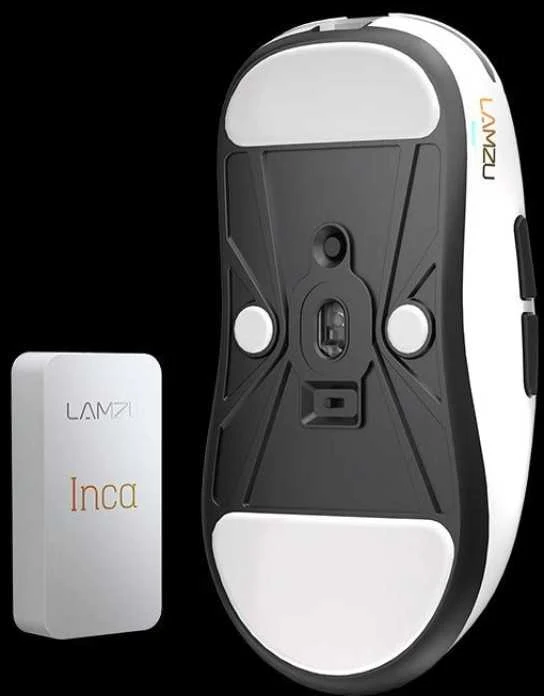 Lamzu Inca 8K Baltas (Balta) Belaidė Žaidimų Pelė