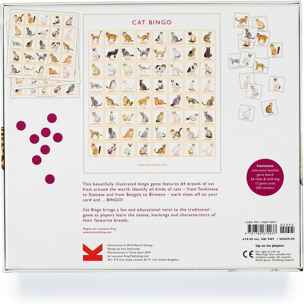 Marcel George Laurence King Publishing Cat Bingo