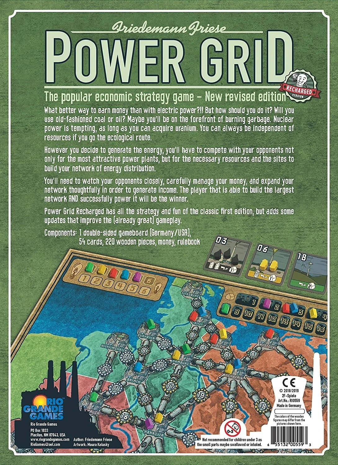 Lautapelit Power Grid Recharged