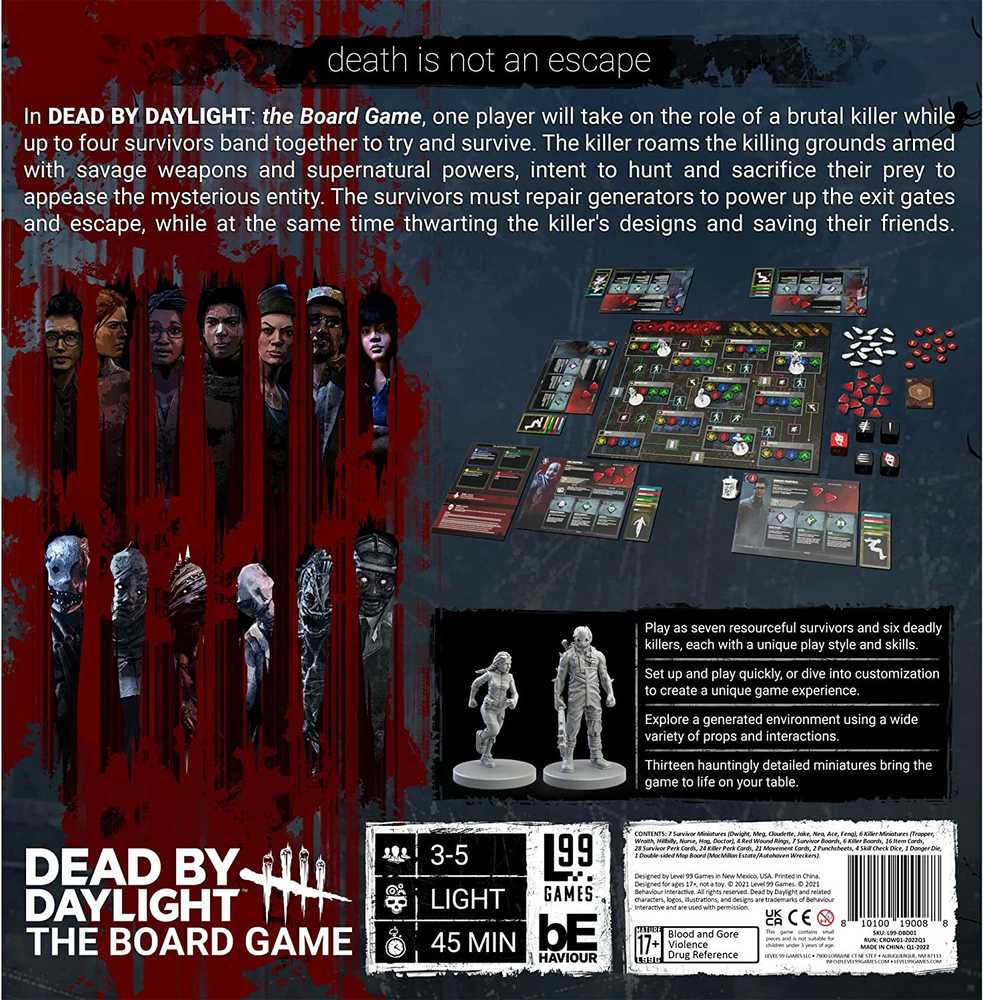 Level 99 Games Dead by Daylight: The Board Game
