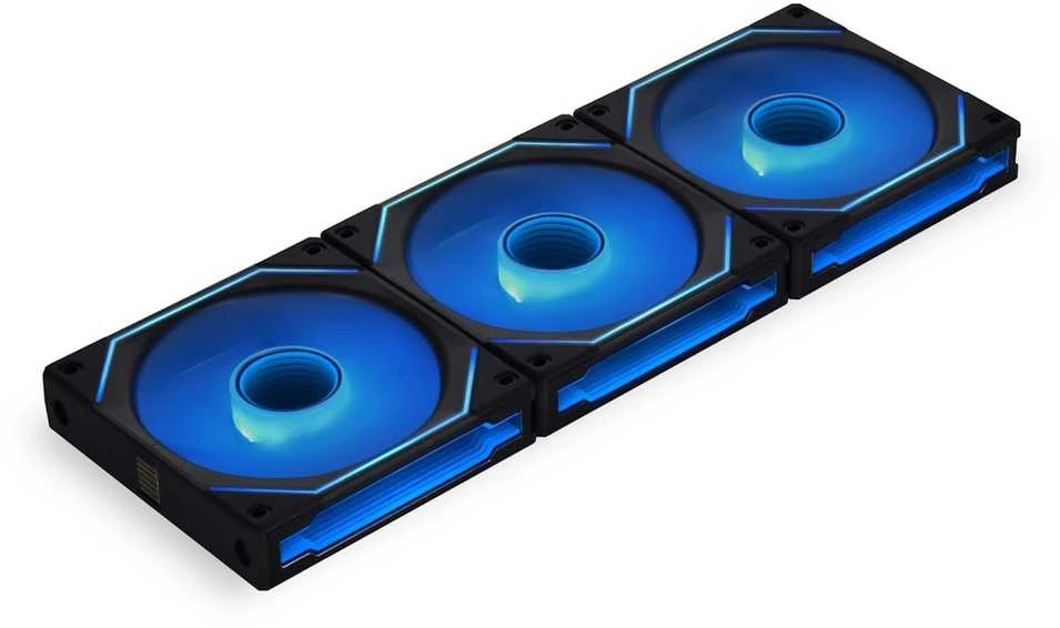 Lian Li UNI FAN SL-INF 120 ARGB PWM, pakuotėje 3 su valdikliu - 120 mm, juodas