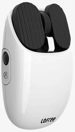 Lofree Wavy Chips belaidė pelė | 2.4 Ghz, BT | Baltas