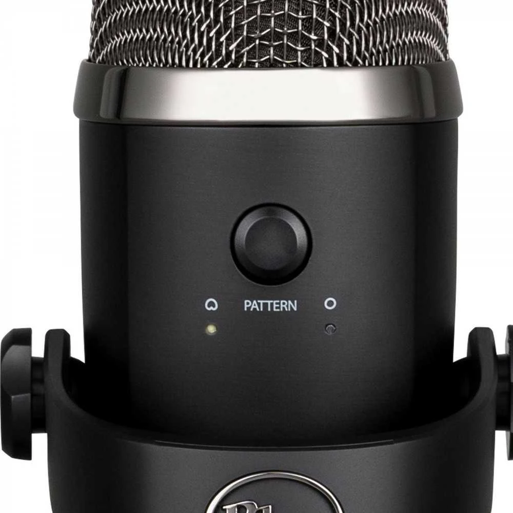 Blue Logitech G Mėlyna Yeti Nano (juodas) kondensatorinis mikrofonas