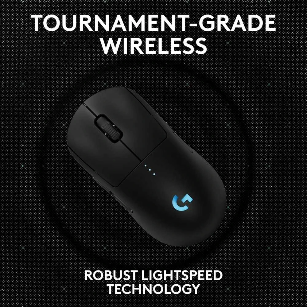 Pelė LOGITECH G PRO 2 LIGHTSPEED - Juodas - 2.4GHZ - EER2-933 - #933