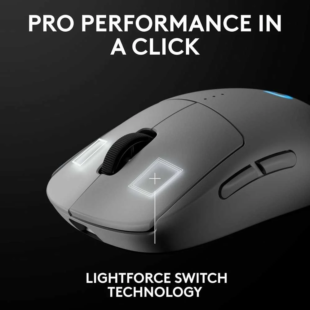 LOGITECH G PRO 2 LIGHTSPEED Belaidė pelė - Baltas - 2.4GHZ - EER2-933