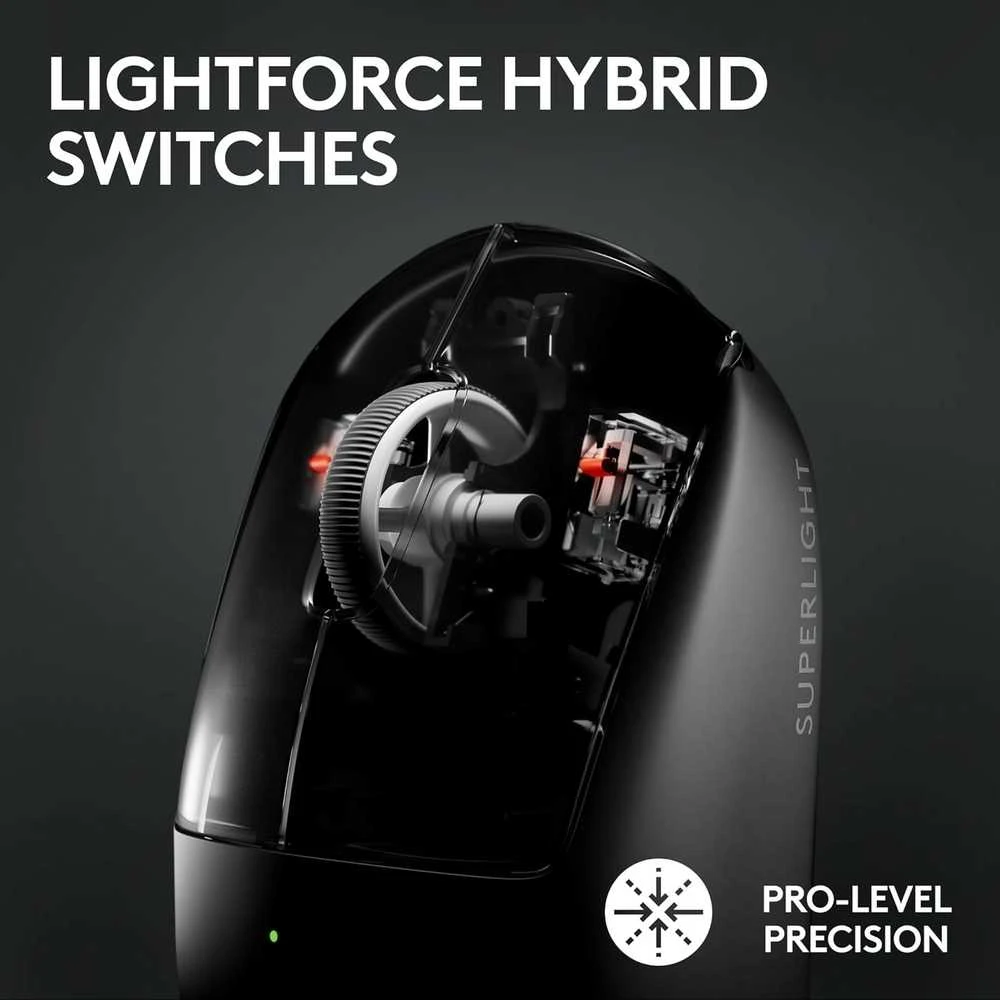 Žaidimų pelė Logitech G Pro X Superlight 2, juoda