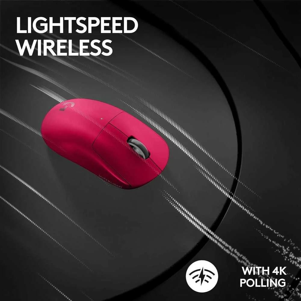 Žaidimų pelė Logitech G Pro X Superlight 2, rožinė