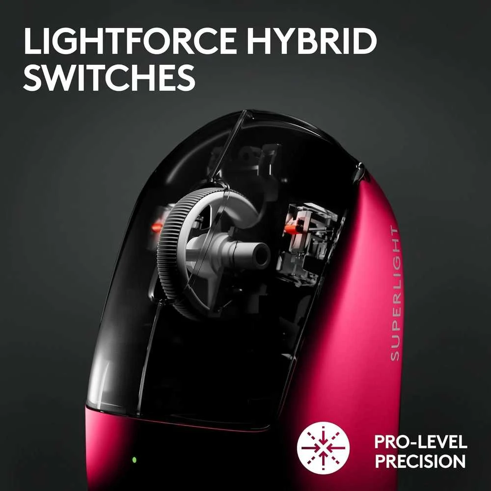 Žaidimų pelė Logitech G Pro X Superlight 2, rožinė