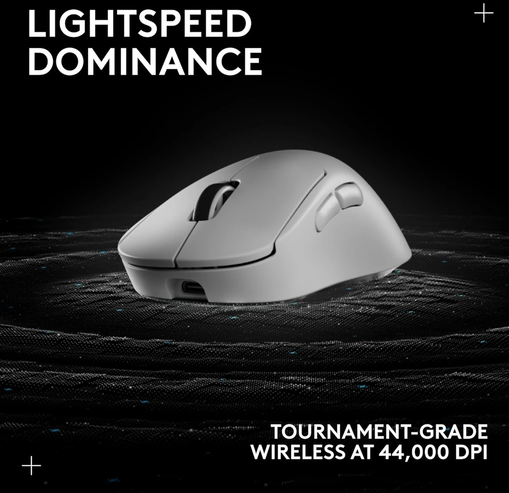 Pelė Logitech PRO X SUPERLIGHT 2 DEX Baltas - - EER2-933