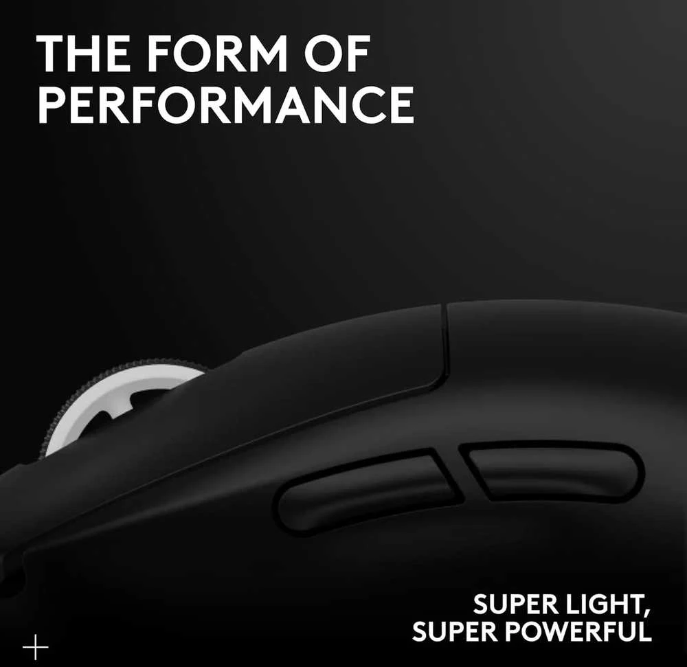 Belaidė žaidimų pelė Logitech PRO X Superlight 2 SE, Juoda
