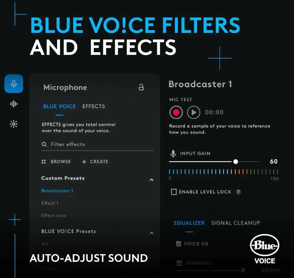 Logitech G Yeti GX Dynamic kardioidinis laidinis mikrofonas (juodas) su RGB | USB