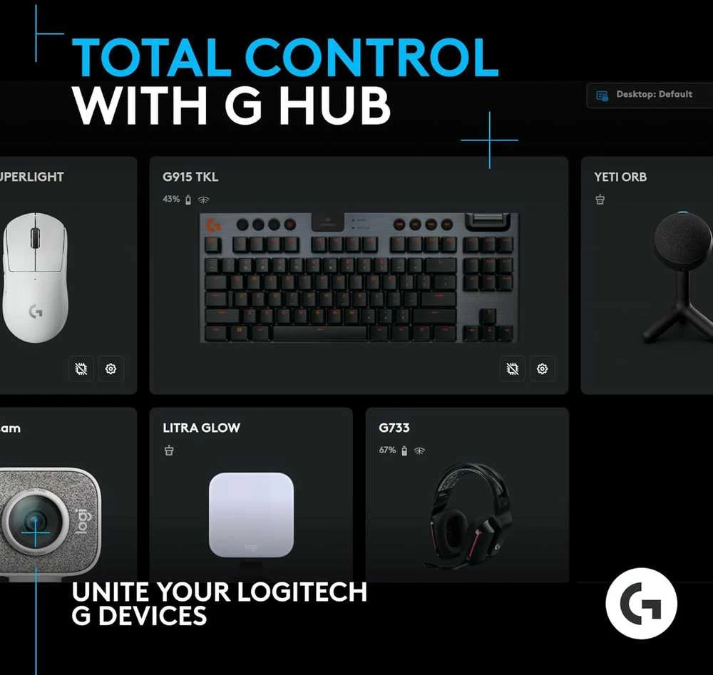 Logitech G Yeti Orb Juodas (Juodas) Kondensatorinis Mikrofonas