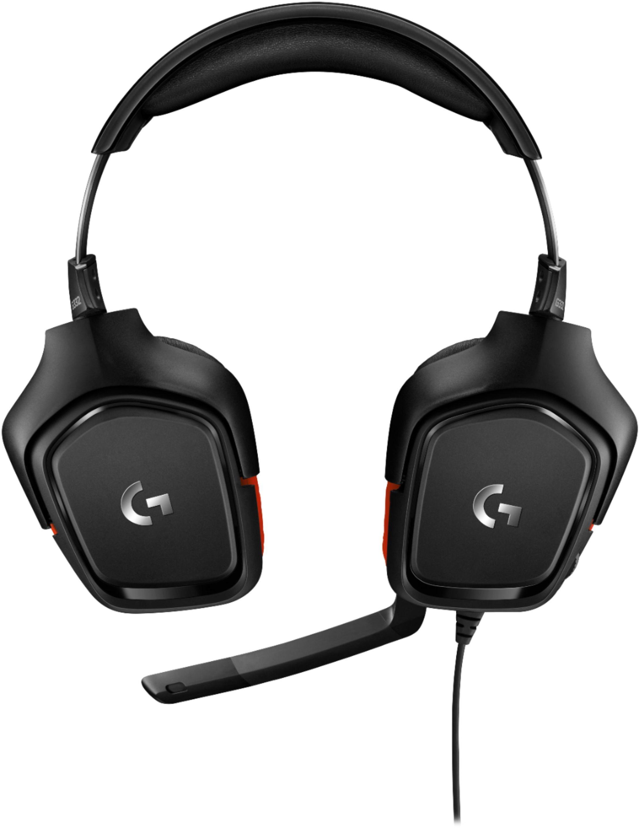 Žaidimų ausinės Logitech G332, 50mm, 3,5mm, Daugiaplatformės | Varle.lt