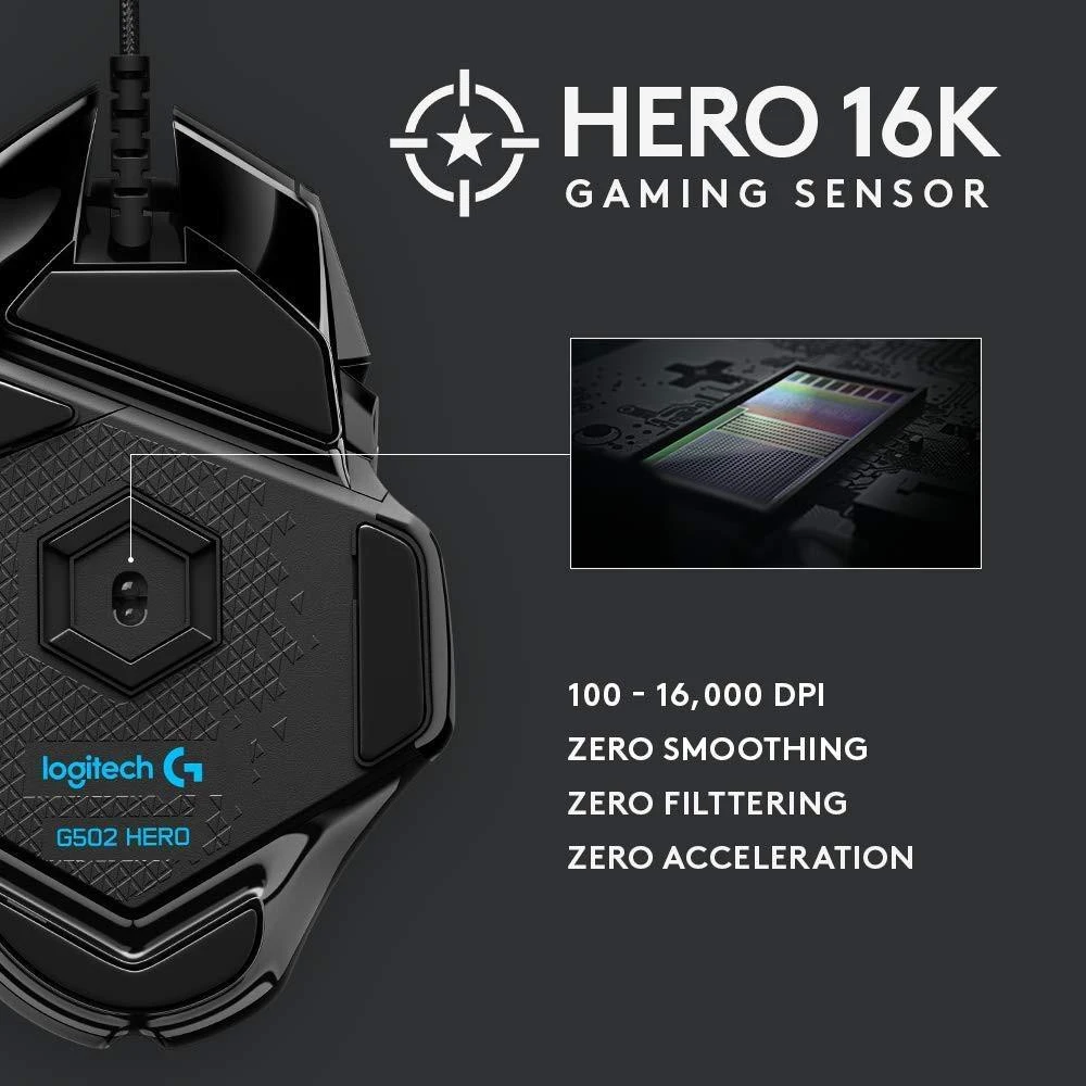 Žaidimų pelė Logitech G502 Hero