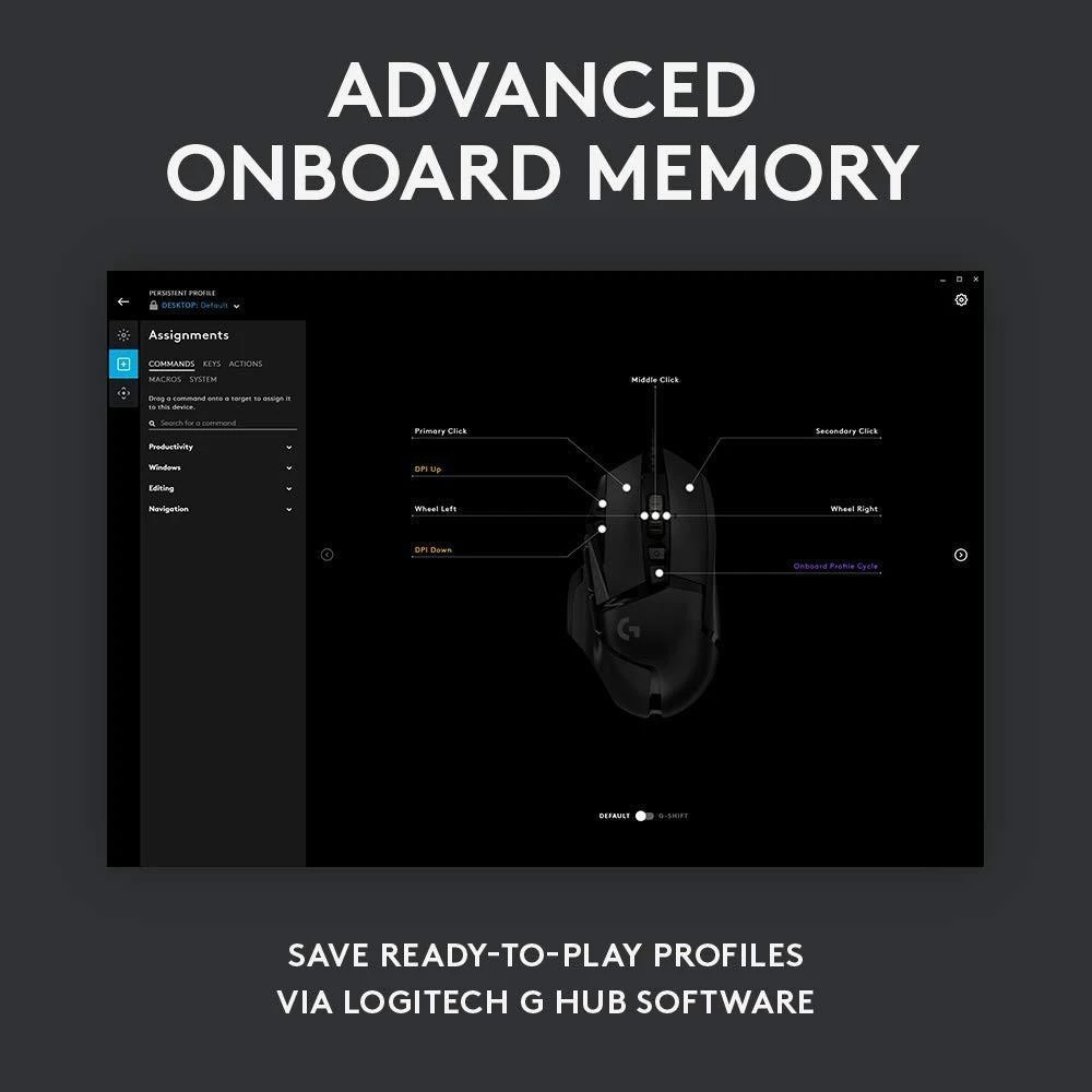 Žaidimų pelė Logitech G502 Hero