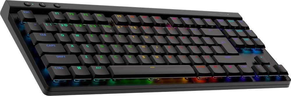 Belaidė žaidimų klaviatūra Logitech G515 LIGHTSPEED TKL Wireless Gaming, Juodos spalvos, Išdėstymas: US tarptautinis (Qwerty)