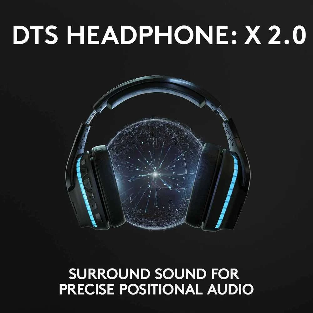 LOGITECH G935 Belaidės 7.1 Surround Sound LIGHTSYNC Ausinės Žaidimams - 2.4GHZ - EMEA